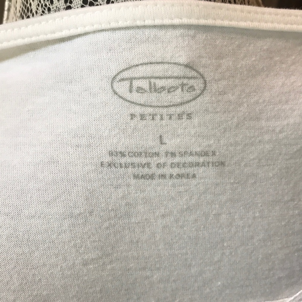 Talbots white tee - Picture 4 of 6